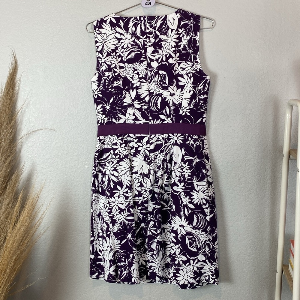 Brooks Brothers purple floral dress - Picture 6 of 6